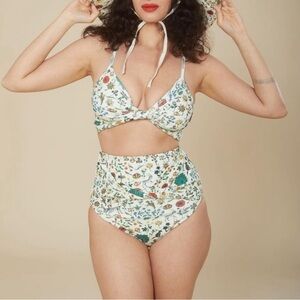 Samantha Pleet Vortex Bikini - Ivory Illuminated